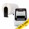 Brother QL-800 etikettskrivare + 5 rullar adressetiketter 833467 - 1