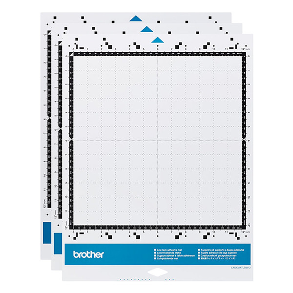 Skärmatta 305 x 305mm lågklibbande | Brother ScanNCut DX | 3st 406525 - 1