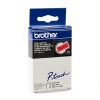 Brother TC-491 | svart text - röd märkband  | 9mm x 7.7m (original) 088848 - 1