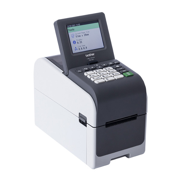 Brother TD-2D (TD-2320DSA203) etikettskrivare | Ethernet, USB | touchscreen 833450 - 3