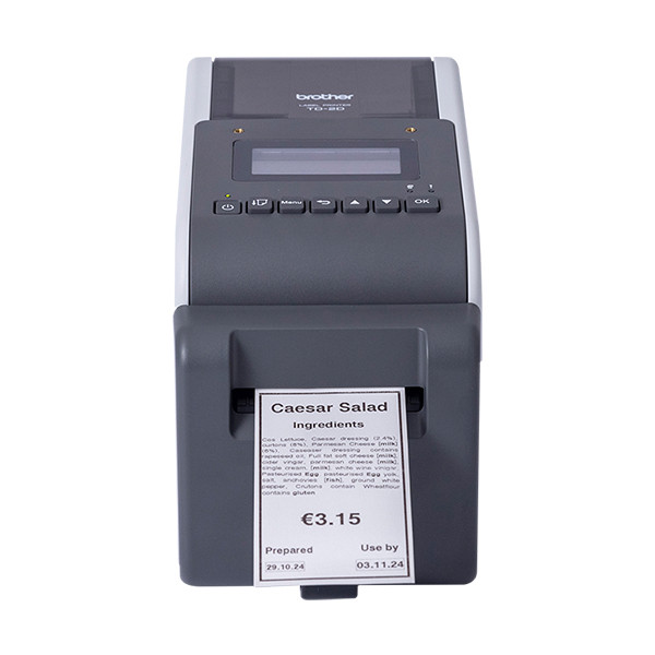 Brother TD-2D (TD-2350DFC203) etikettskrivare | Bluetooth, Ethernet, USB, WiFi | LCD-skärm 833452 - 6