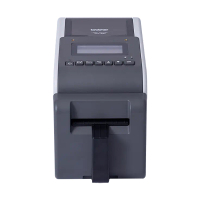 Brother TD-2D (TD-2350DFC203) etikettskrivare med USB, Ethernet, Bluetooth, WiFi och LCD-skärm 833452