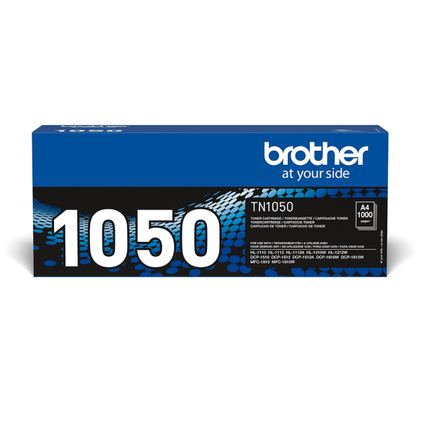 Brother TN-1050 svart toner (original) 051000 - 3