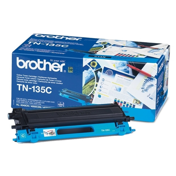 Brother TN-135C cyan toner hög kapacitet (original) TN135C 029270 - 1