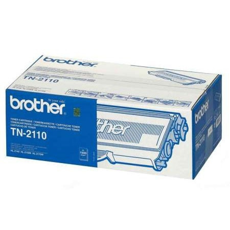 Brother TN-2110 svart toner (original) TN2110 029395 - 1
