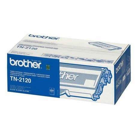 Brother TN-2120 svart toner hög kapacitet (original) TN2120 029400 - 1