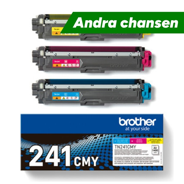 Brother TN-241C/M/Y toner 3-pack (original) ⭐ 502280 - 1