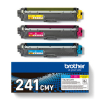 Brother TN-241C/M/Y toner 3-pack (original)