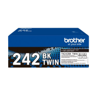 Brother TN-242BK svart toner 2-pack (original) 833416