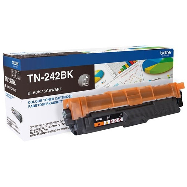 Brother TN-242BK svart toner (original) TN242BK 051060 - 1