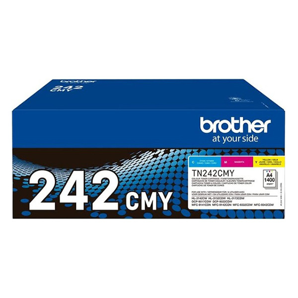 Brother TN-242C/M/Y toner 3-pack (original) TN242CMY 051350 - 1