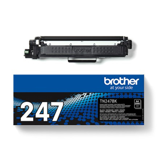 Brother TN-247BK svart toner hög kapacitet (original) TN247BK 051176 - 1