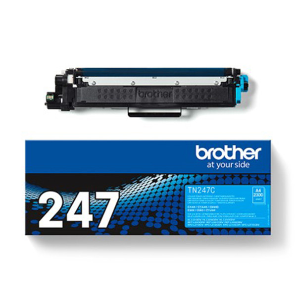 Brother TN-247C cyan toner hög kapacitet (original) TN247C 051178 - 1