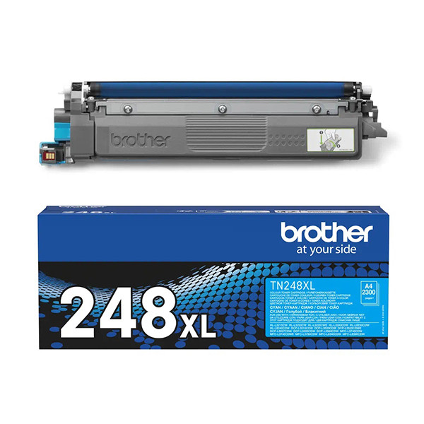 Brother TN-248XL C cyan toner hög kapacitet (original) TN248XLC 051422 - 1