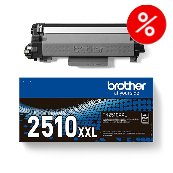 Brother TN-2510XXL svart toner extra hög kapacitet (original)⭐ 502215 - 1