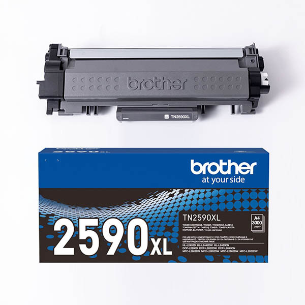 Brother TN-2590XL svart toner hög kapacitet (original) 144770 - 1
