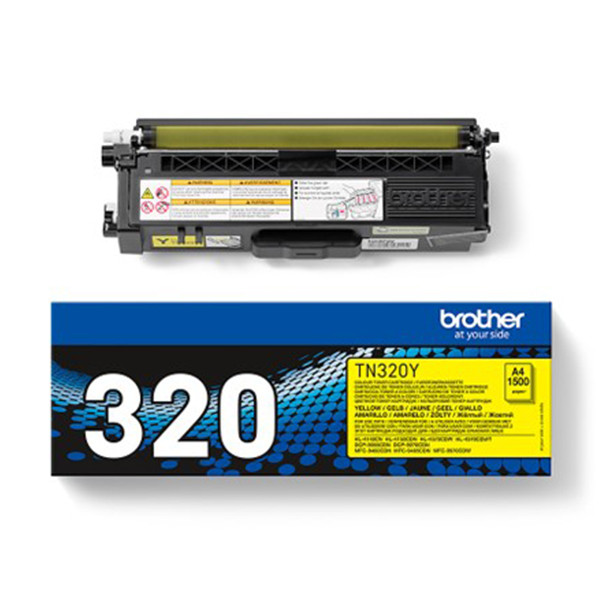 Brother TN-320Y gul toner (original) TN320Y 029192 - 1