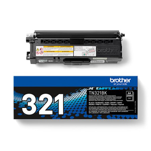 Brother TN-321BK svart toner (original) TN321BK 051014 - 1