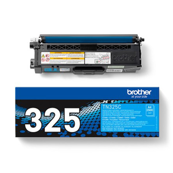 Brother TN-325C cyan toner hög kapacitet (original) TN325C 029196 - 1