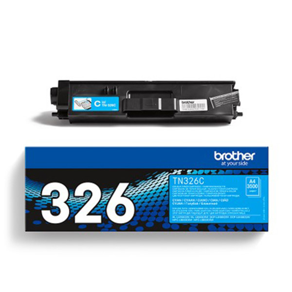 Brother TN-326C cyan toner hög kapacitet (original) TN326C 051024 - 1