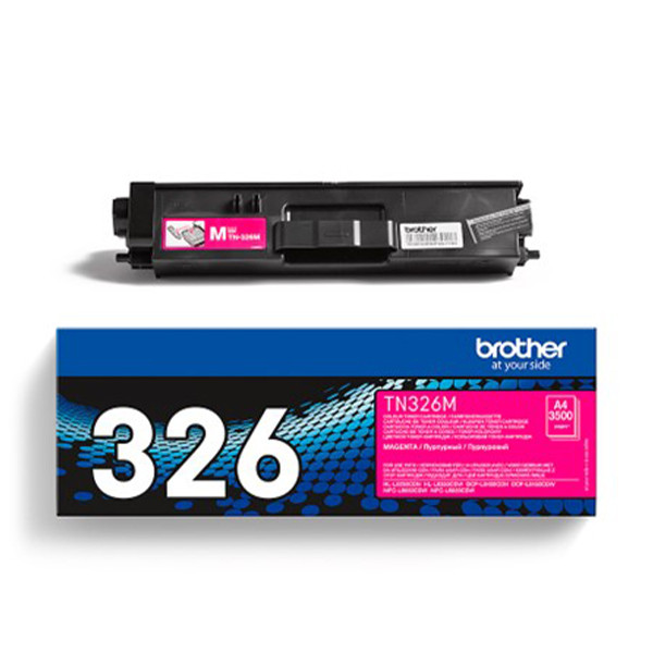 Brother TN-326M magenta toner hög kapacitet (original) TN326M 051026 - 1