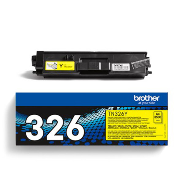 Brother TN-326Y gul toner hög kapacitet (original) TN326Y 051028 - 1