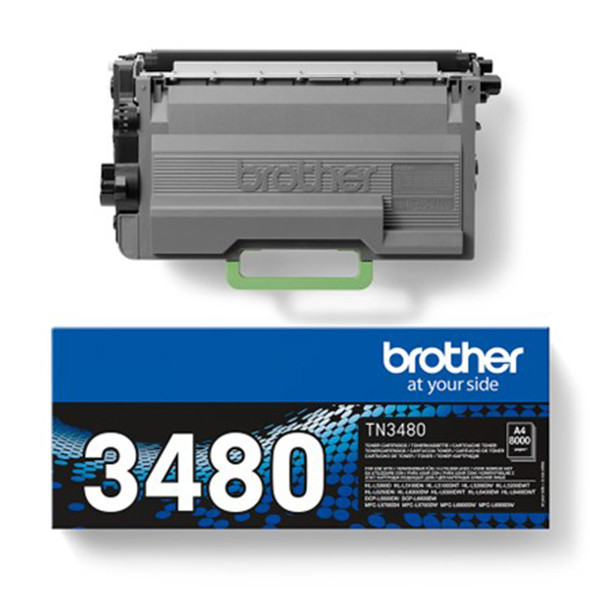 Brother TN-3480 svart toner hög kapacitet (original) TN-3480 051078 - 1