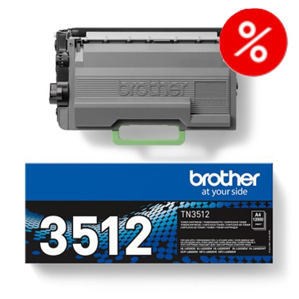 Brother TN-3512 svart toner extra hög kapacitet (original)⭐ 238571 - 1