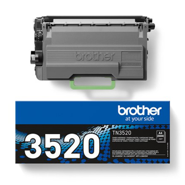 Brother TN-3520 svart toner extra hög kapacitet (original) TN-3520 051082 - 1