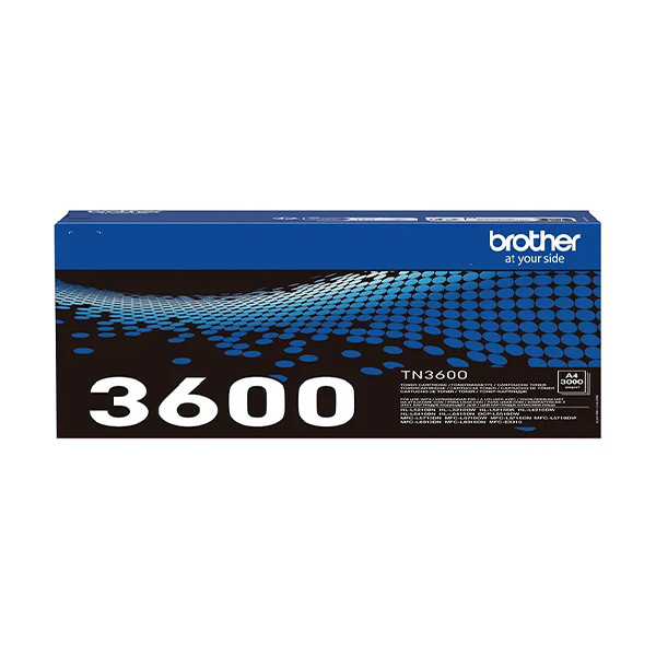 Brother TN-3600 svart toner (original) TN3600 051402 - 1