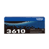Brother TN-3610 svart toner (original) 051408 - 1