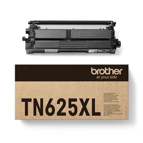 Brother TN-625XL BK svart toner hög kapacitet (original) 051548 - 1
