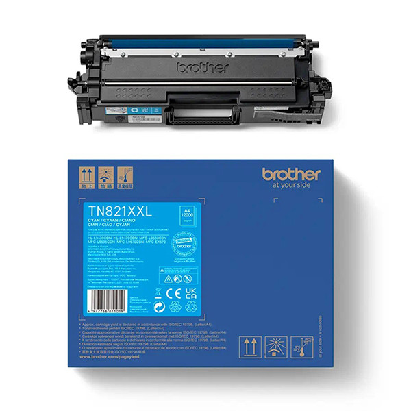 Brother TN-821XXL C cyan toner extra hög kapacitet (original) TN821XXLC 051380 - 1