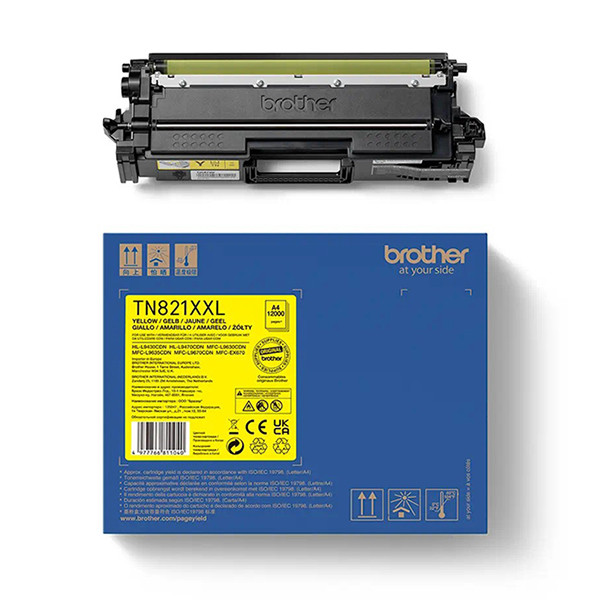 Brother TN-821XXL Y gul toner extra hög kapacitet (original) TN821XXLY 051384 - 1