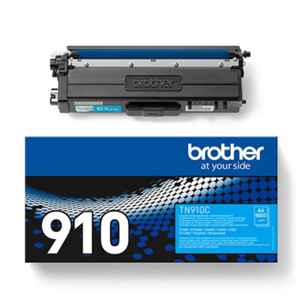 Brother TN-910C cyan toner extra hög kapacitet (original) TN910C 051136 - 1