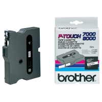 Brother TX-211 | svart text - vit tejp | 6mm x 15m (original) TX211 080232