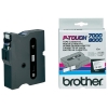 Brother TX-241 | svart text - vit tejp | 18mm x 15m (original)