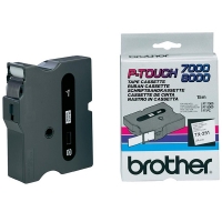 Brother TX-251 | svart text - vit tejp | 24mm x 8m (original) TX251 080325