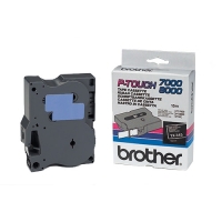 Brother TX-345 | vit text - svart tejp | 18mm x 15m (original) TX345 080252