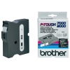 Brother TX-355 | vit text - svart märkband  | 24mm x 15m (original) 080256 - 1