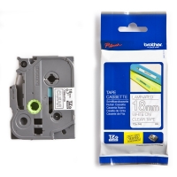 Brother TZe-145 | vit text - transparent märkband  | 18mm x 8m (original) 080622