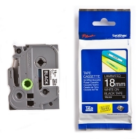 Brother TZe-345 | vit text - svart märkband  | 18mm x 8m (original) 080466