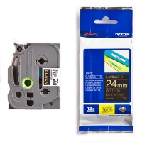 Brother TZe-354 | guld text - svart märkband  | 24mm x 8m (original) 080468