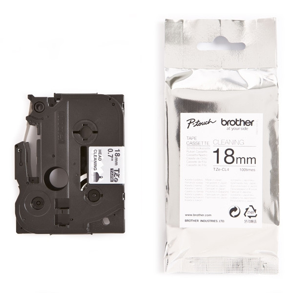Brother TZe-CL4 rengöringskassett | 18mm x 2.5m (original) TZeCL4 080902 - 1