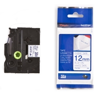 Brother TZe-FA3 Iron-On märkband  | blå text - vit  märkband  | 12mm x 3m (original) 080906