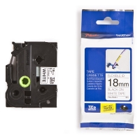 Brother TZe-FX241 | Flexi ID | svart text - vit märkband  | 18mm x 8m (original) 080818