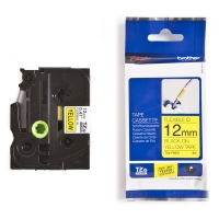 Brother TZe-FX631 | Flexi ID | svart text - gul märkband  | 12mm x 8m (original) 080828