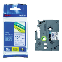 Brother TZe-MQF31 | svart text - pastellila märkband  | 12mm x 4m (original) 080874