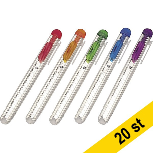 Brytbladskniv 9mm | NT Cutter iA-120P | 20st 360734 - 1