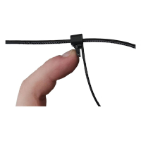 Buntband öppningsbara 305 x 4,8mm | svart 100st⭐ 399548